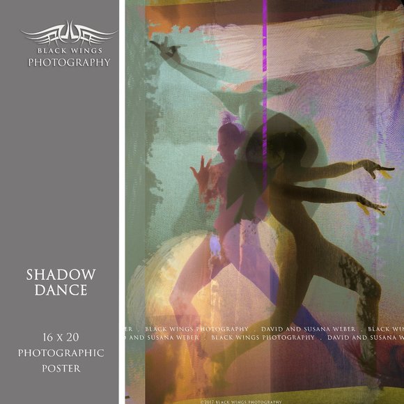 SHADOW DANCE Photo Art Poster - Picture 1 of 3